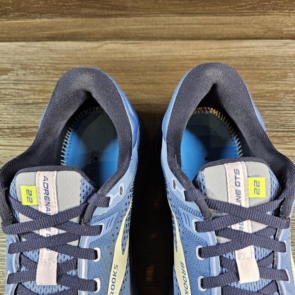Brooks Adrenaline GTS 22 Guiderails Blue Running Shoes Sneakers - Women's Sz 12 - Picture 5 of 16